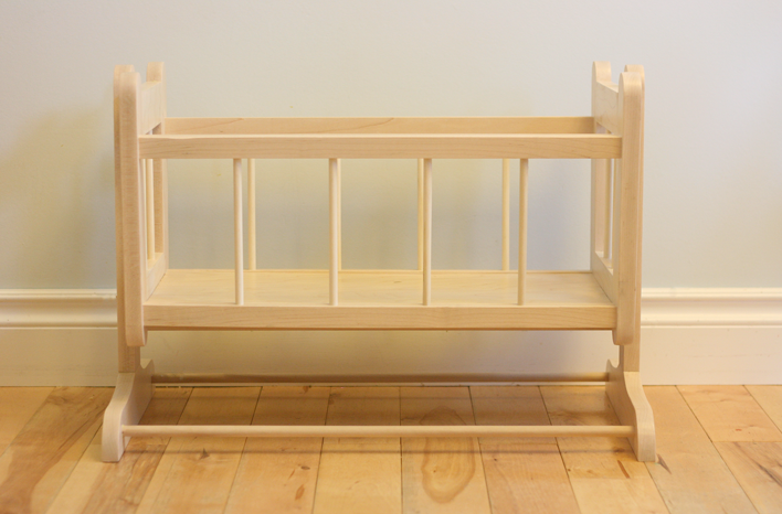 Heirloom doll cradle